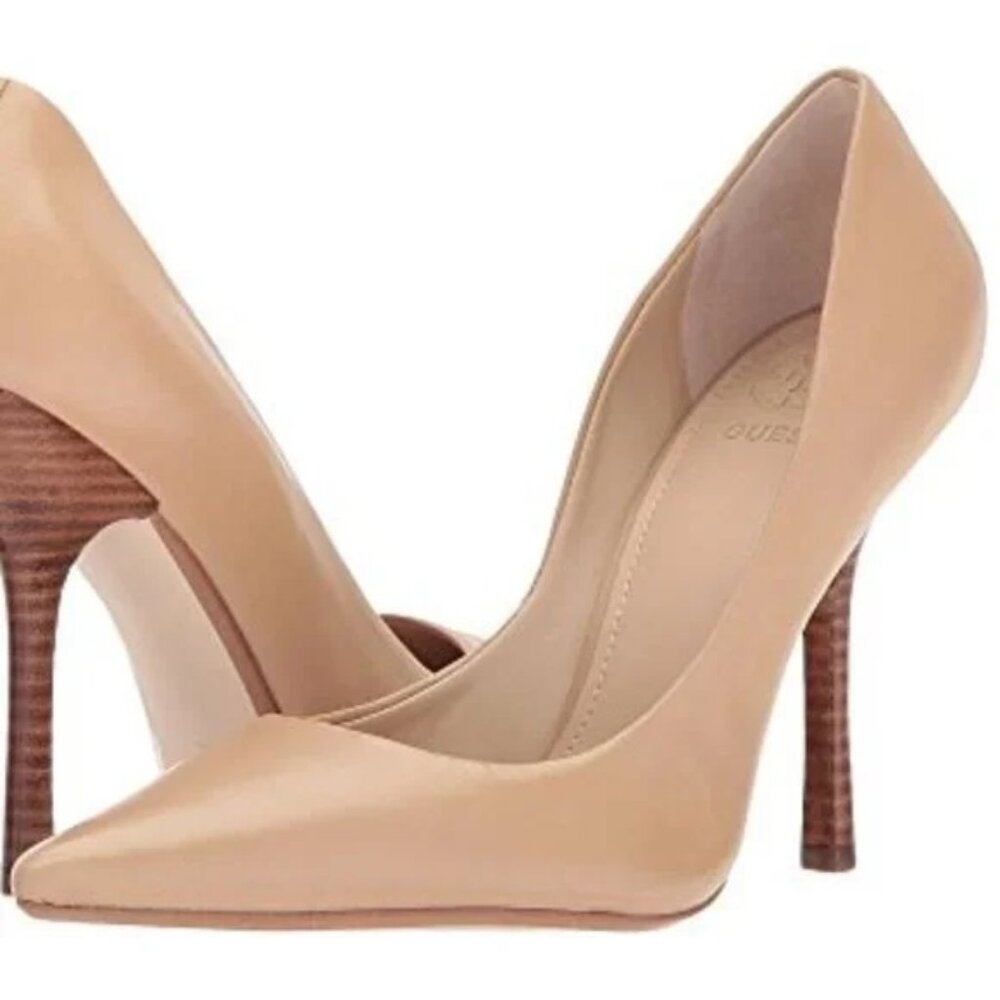 NEW Guess Carrie Pumps, Nude 7.5
